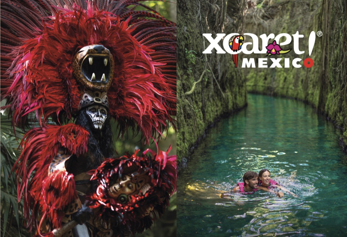 Área Xcaret Plus con ríos subterráneos